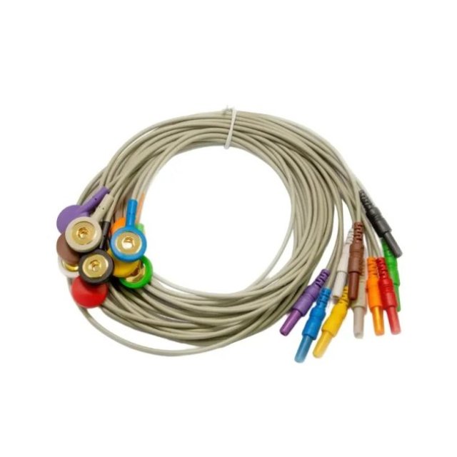 Buy Push-button cable, 1.5mm DIN plug, 10 pieces, colored