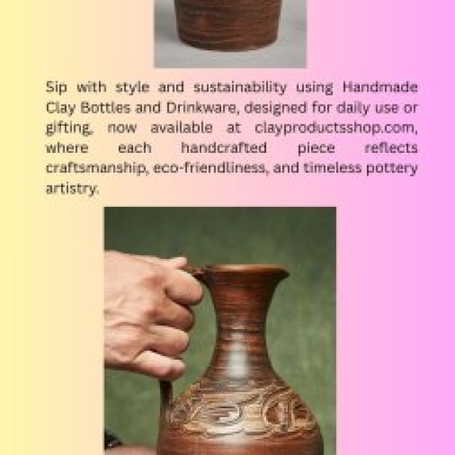 Handmade Clay Bottles And Drinkware | Clayproductsshop.com