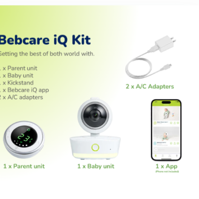 Bebcare Portable WiFi Monitor - Baby Safety on the Move