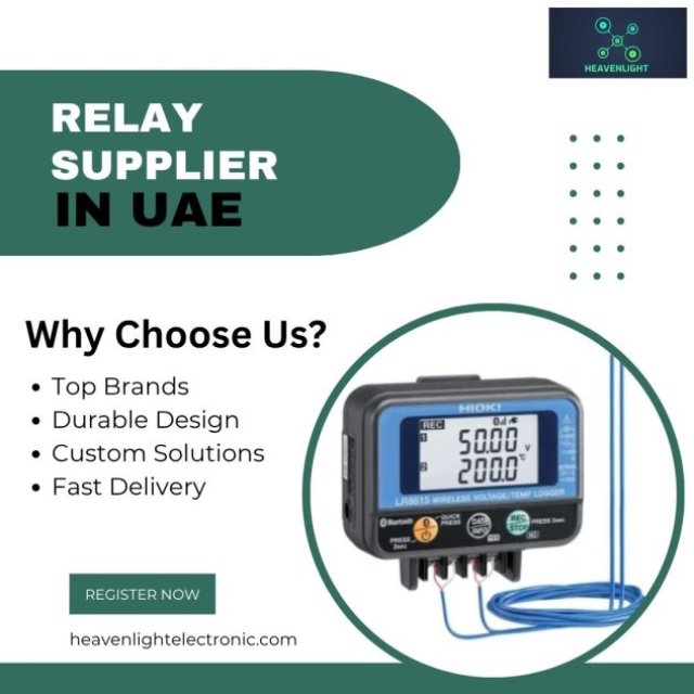 Reliable Relay Supplier in UAE | Heavenlight Electronics Trading LLC