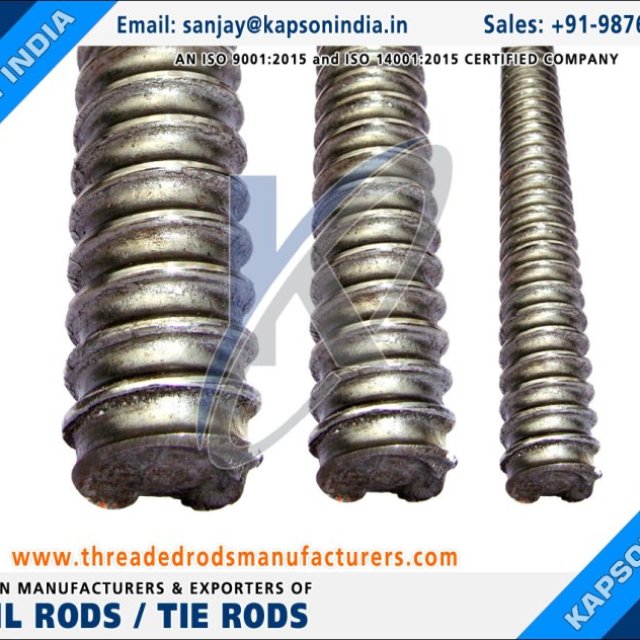 Threaded Rods & Bars, Hex Bolts, Hex Nuts Fasteners manufactures exporters India