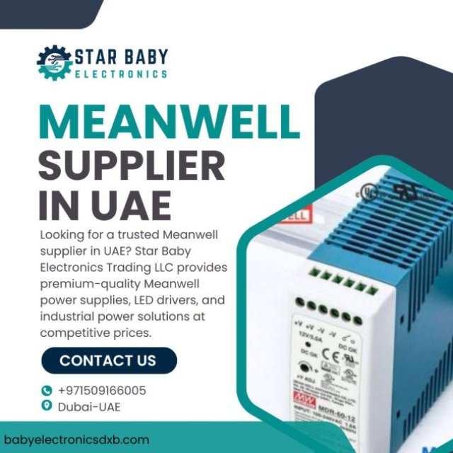 Leading Meanwell Supplier in UAE | Power Supply Solutions