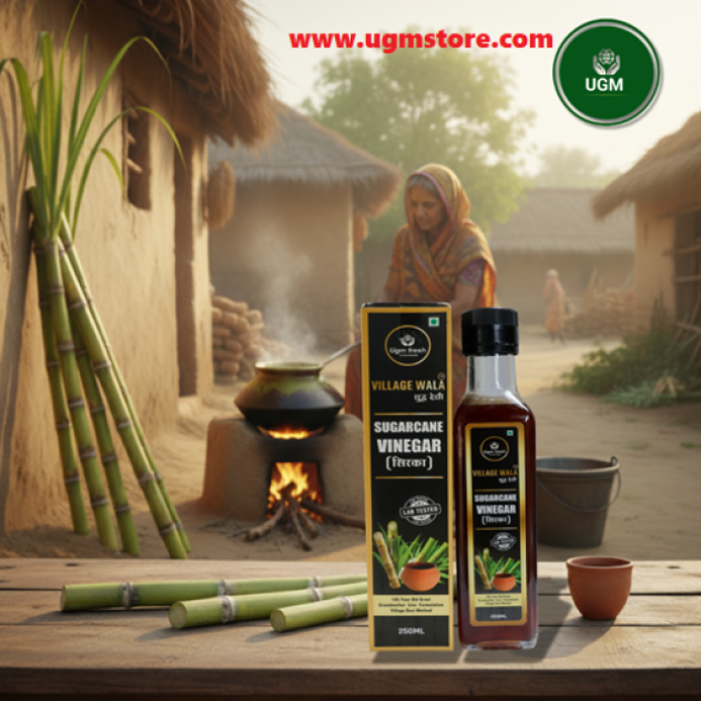 Pure Sugarcane Vinegar 250ml Online Order Now | Ganne Ka Sirka