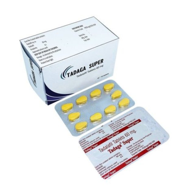Buy Tadaga Super 60mg Tablets Online | Tadalafil