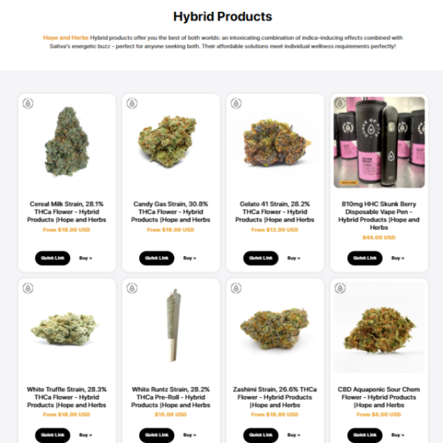 How to Choose the Best Hybrid Product from Hope and Herbs — Expert Tips and Insights