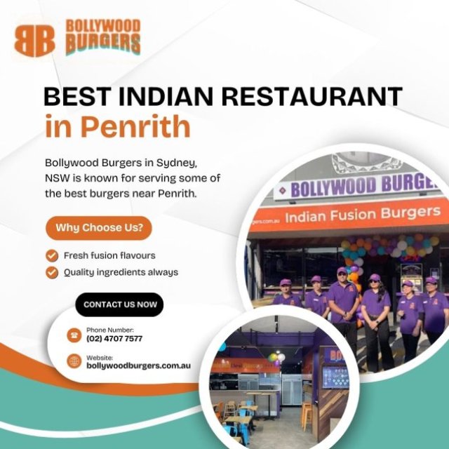 Best Indian Restaurant in Penrith - Bollywood Burgers