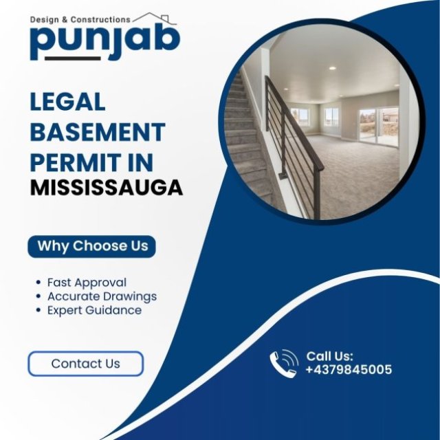 Get Your Legal Basement Permit in Mississauga - Punjab Designers