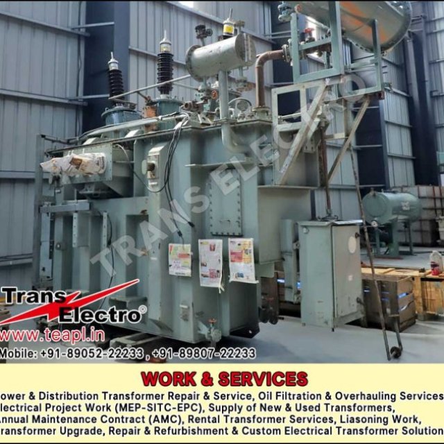 Power Transformer Repair, Service Overhauling Services company in India Gujarat Valsad +91-8905222233, +91-8980722233 https://www.teapl.in