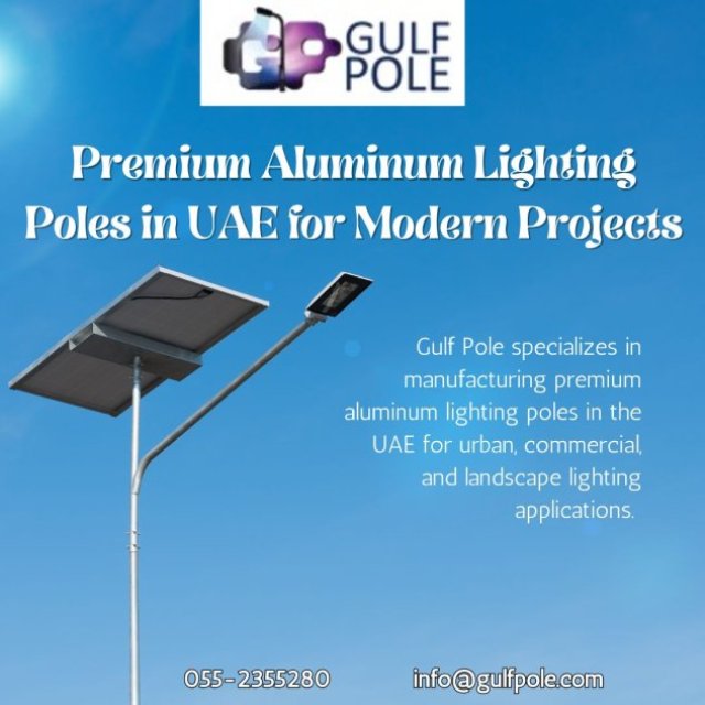 Premium Aluminum Lighting Poles in UAE for Modern Projects