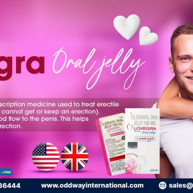 Buy Lovegra Oral Jelly 100mg Online for Women from Öddway International