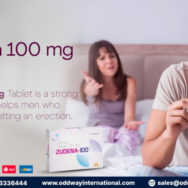 Zudena 100 mg Tablet | Udenafil 100 mg - Buy Online - Oddway