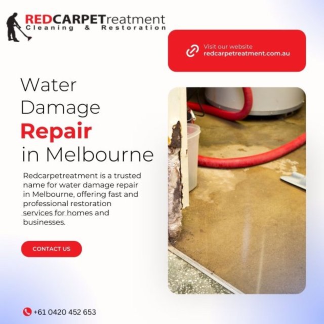 Water Damage Repair Melbourne | Fast & Reliable Restoration - Redcarpetreatment