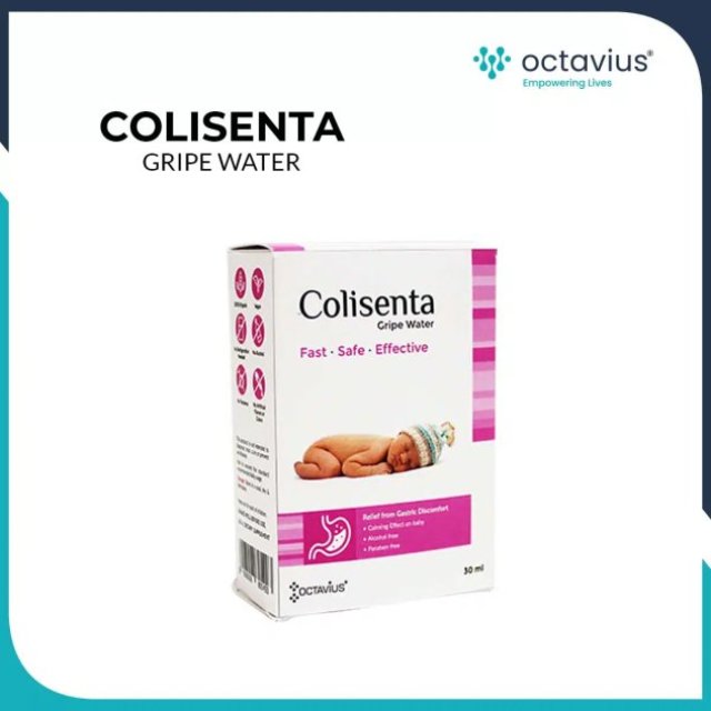 Colisenta Drops: Colic Gripe Water Drops for Baby Colic & Digestion - Octavius Pharma