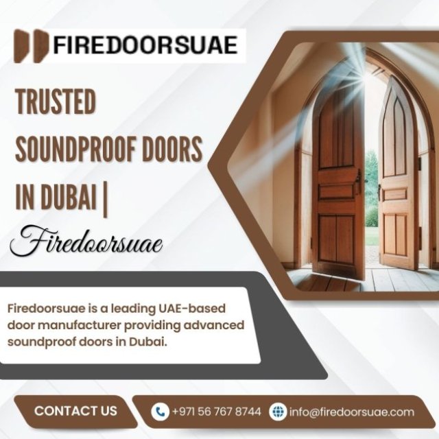 Trusted Soundproof Doors in Dubai | Firedoorsuae