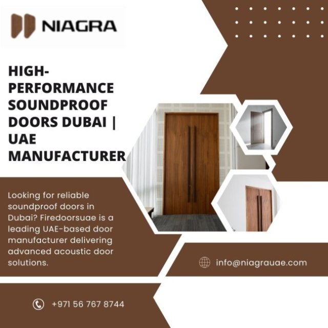 High-Performance Soundproof Doors Dubai | UAE Manufacturer
