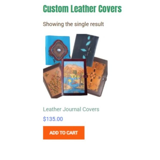 Premium Custom Leather Book Covers with Unique Designs