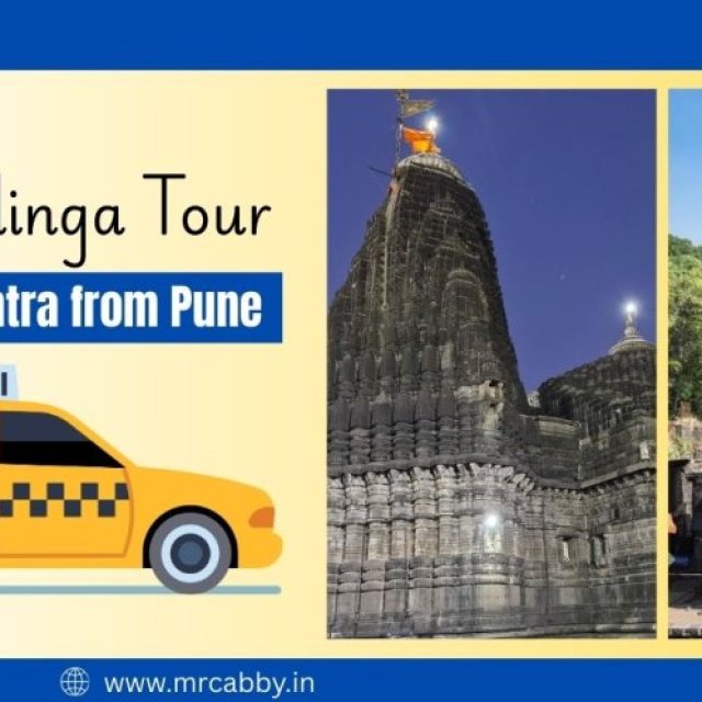 Comfortable Cab Packages for 3 Jyotirlinga Tour in Maharashtra from Pune