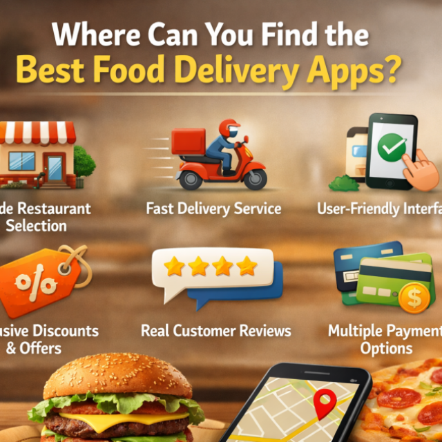 Where Can You Find the Best Food Delivery Apps?