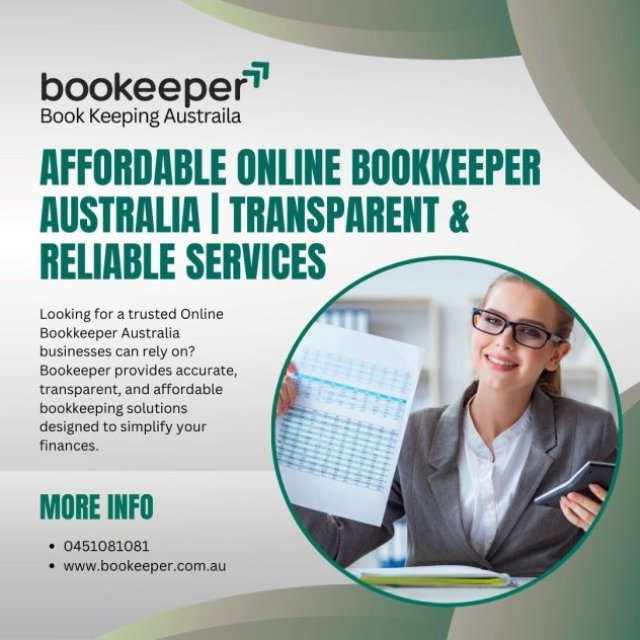 Affordable Online Bookkeeper Australia | Transparent & Reliable Services