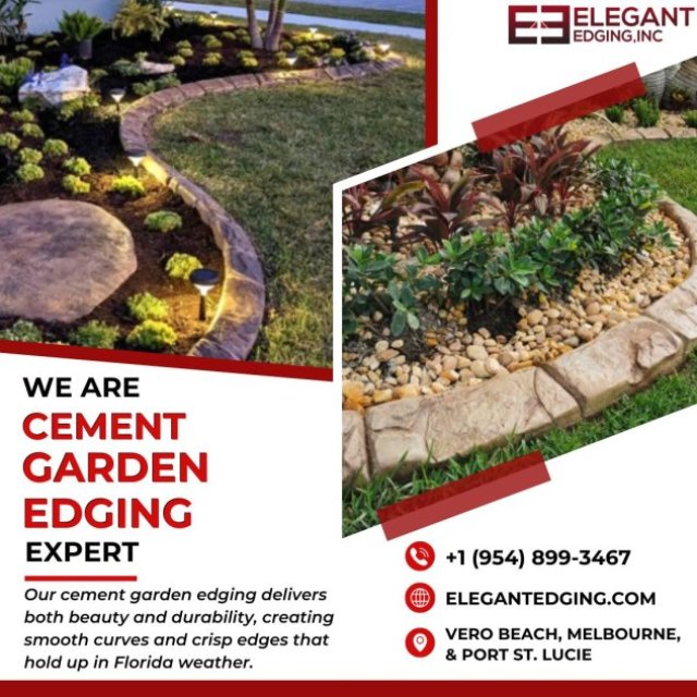 Concrete Landscape Curbing Near Port St. Lucie, FL
