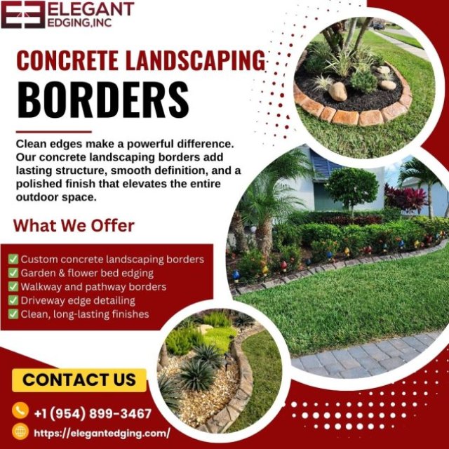 Landscape Borders Near Port St. Lucie, FL