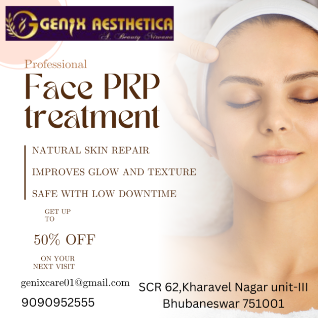 Face PRP Treatment Clinic in Bhubaneswar, Odisha | Genix Aesthetica