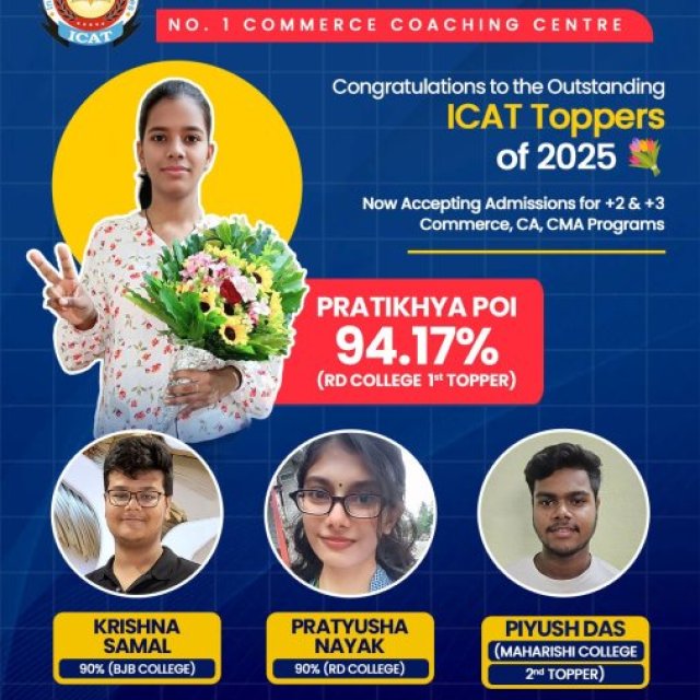 Best +2 Commerce Coaching in Bhubaneswar - ICAT Odisha