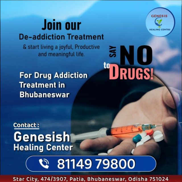 Best Drug De-Addiction Centre in Bhubaneswar, Odisha -Providing Effective Rehabilitation Programs