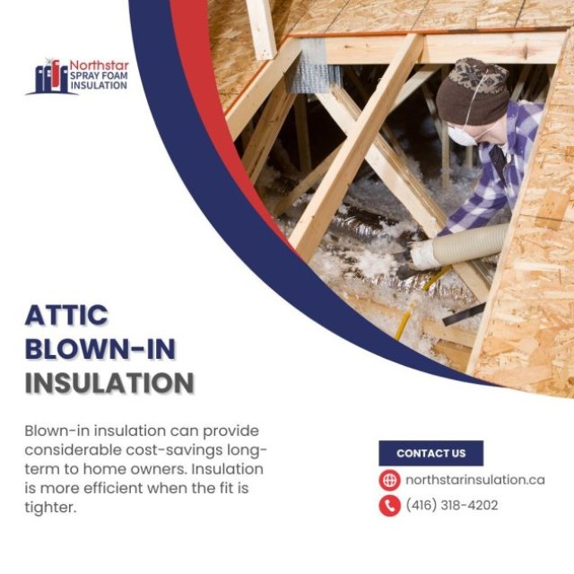 Attic Blown in Insulation - NorthStar Spray Foam Insulation.