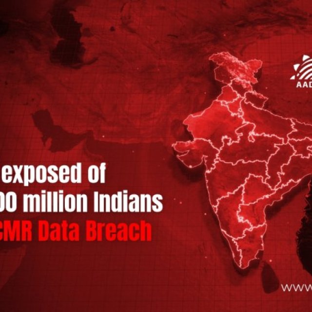ADHAAR data exposed of more than 800 million Indians in a recent ICMR data breach