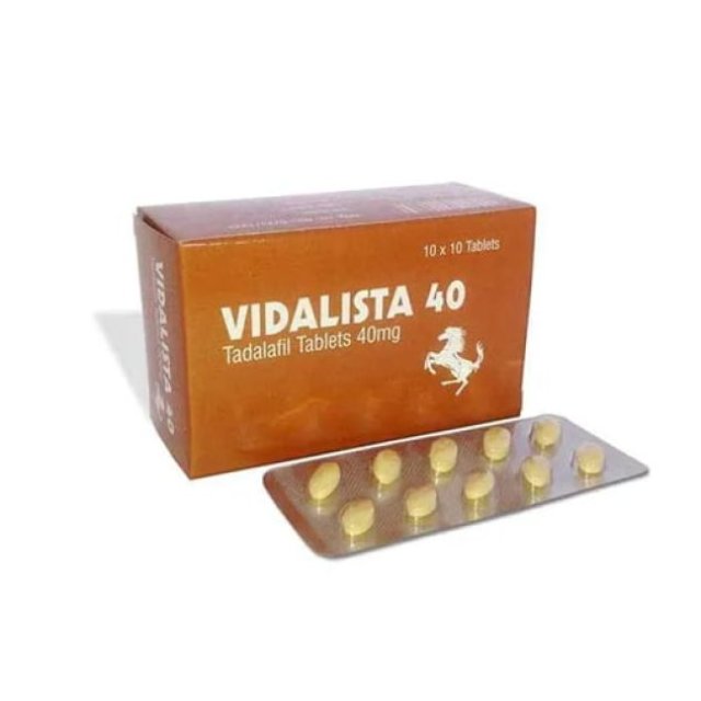 Vidalista 40 Tablets (Generic Sildenafil and Dapoxetine Tablets)