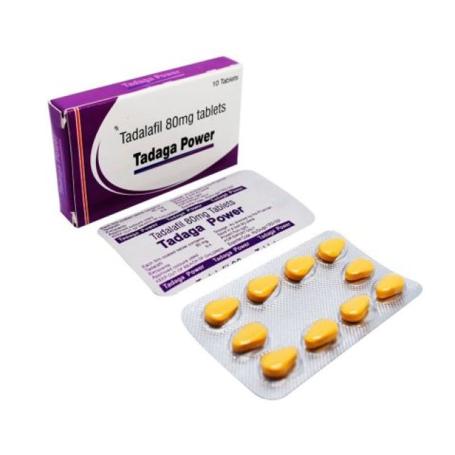 Buy Tadaga Power 80mg Tablets Online | Tadalafil 80mg