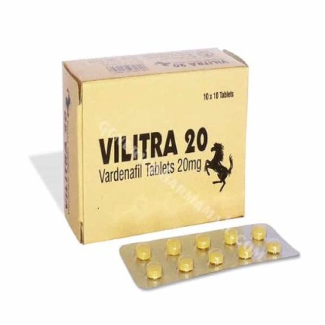 Vilitra 20 - Beneficial tablet in the treatment ED