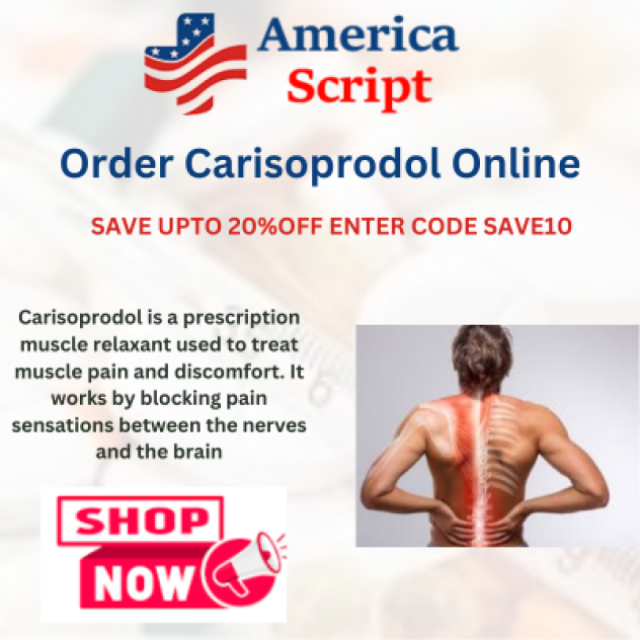 Buy Carisoprodol 350mg Online Exclusive offer