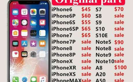 ( PROMOTION!!! OEM part iPhone Samsung screen repair ),NOTE10+ Note9 Note8 S10 S9 S8 S7 A70 A50, iPhone XsMAX XR iPhoneX